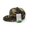 UltraKey Flat Brim Cap, Army Military Camo Baseball Cap Camouflage Hip Hop Flat Bill Plain Snapback Hats Green