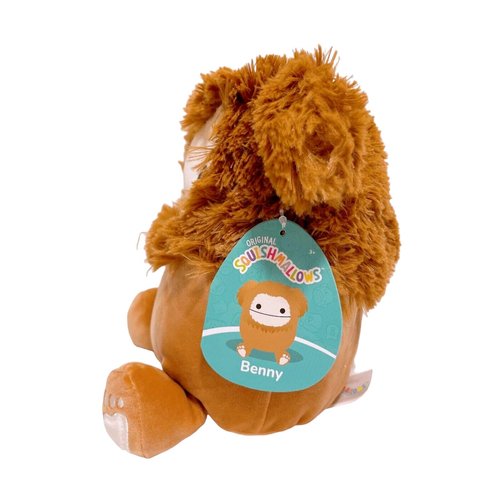 Squishmallows Official Kellytoy Bigfoot Squad Soft Plush Toy (8" Benny The Brown Bigfoot)