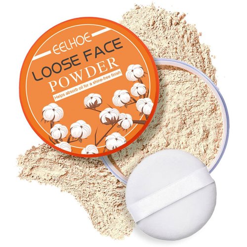 Loose Setting Powder,Translucent Powder Setting Powder Long Lasting Oil Control Loose Face Powder,Lightweight Face Finishing Powder,Even Skin Tone,Waterproof Setting Powder Foundation Makes Skin Downy