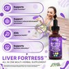 Clean Nutraceuticals Milk Thistle NAC Liver Cleanse Detox & Repair Supplement Liver Support Liquid Drops with Dandelion Extract, Artichoke, Chanca Piedra, Choline, L-Glutathione, Burdock, Schisandra