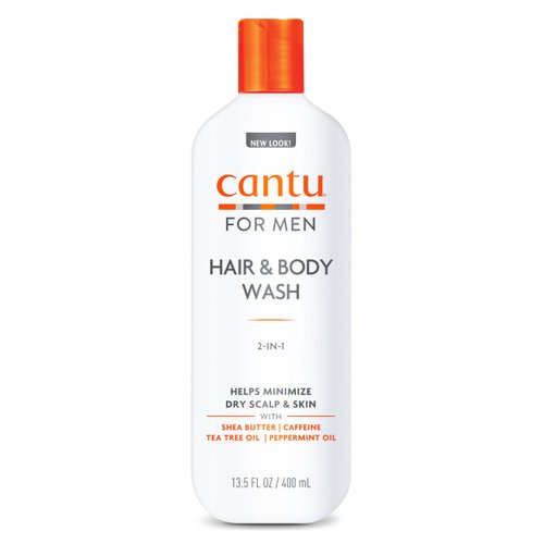 Cantu for Men 2-in-1 Hair & Body Wash, 13.5 fl oz (Packaging May Vary)