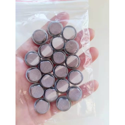 20 Pack Stainless Steel Pipe Screens 1/2 inch Metal Bowl Screen for Pipes