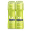 Ban Powder Fresh 24-hour Invisible Antiperspirant, Roll-on Deodorant for Women and Men, Underarm Wetness Protection, with Odor-fighting Ingredients, 3.5 Fl Oz (Pack of 2)