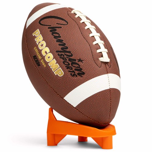 Champion Sports Hevy Duty Football Kickoff Kicking Tee - High Visibility Orange - 2"
