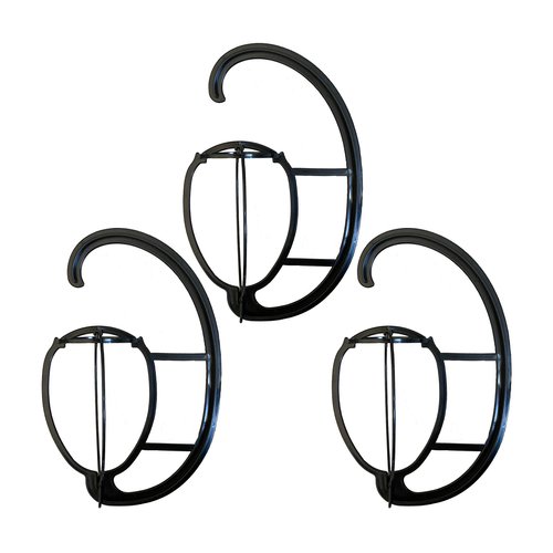 Goldenvalueable Collapsible Wig Stand Hanger, Portable Wig Stand, Wig Dryer-3 Pack