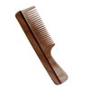 THE Unltd India Handmade Neem wooden Comb For Detangling Long, Thick and Wavy Hair, Wide Tooth Structure for Gentle Grooming Anti Static, Hair Comb for Men, Women and Kids (Fine Teeth)