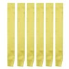 I-MART Blank Satin Sash, Princess, Beauty Queen, Homecoming, Winner, Mayor, Make Your Own Pins, Party Plain Pageant Sashes (Pack of 6 - Yellow)