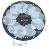50 Pieces Heat Shield Guards for Hair Extension, Clear PVC Fusion Keratin Glue Protector Round Shield Spacers Templates for Hair Extensions Bonding