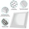 Aojuxix Hair Catcher/Drain Strainer/Shower Drain Cover for Bathroom Floor Drain, Stainless Steel and Silicone (Patented Product)