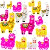 20 Packs Llama Mini Pop Fidget for Birthday Party Favors,Bulk Small Tiny Alpaca Animal Backpack Keychain for Classroom Students Adult Kids