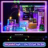 Dollhouse Christmas Lights Fake Light String Dollhouse Christmas Decorations Christmas Miniature Light String for Crafts Furniture Accessories String Lights Doll House Pretend Play (65.6 Ft, Simple)