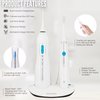 ToiletTree Products Poseidon Irrigator and Toothbrush Combo - Rechargeable Sonic Toothbrush and Oral Irrigator to Support Oral Health and Fight Bad Breath - Comes with Extra Tips for Multiple Users