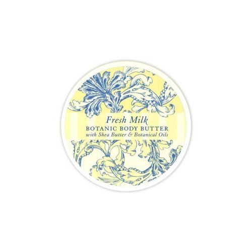 Greenwich Bay FRESH MILK Body Butter Enriched with Shea Butter and Cocoa Butter, Moisturizing and Fast Absorbing (Set of 2) 8 OZ each