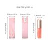KISSIO Plumping Lip gloss,Glossy and Cool,Make Lips Plump and Moisturizing,Lip Gloss contains Peppermint and Beeswax,Cruelty Free,0.19 oz,05 Dogwood