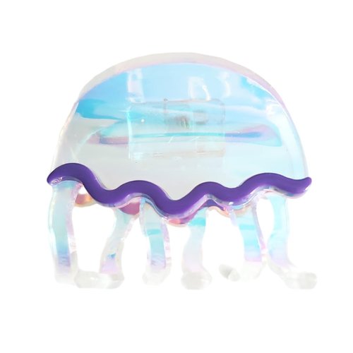 Jellyfish Claw Clip,Acetate Hair Clip,Small Hair Clips for Women