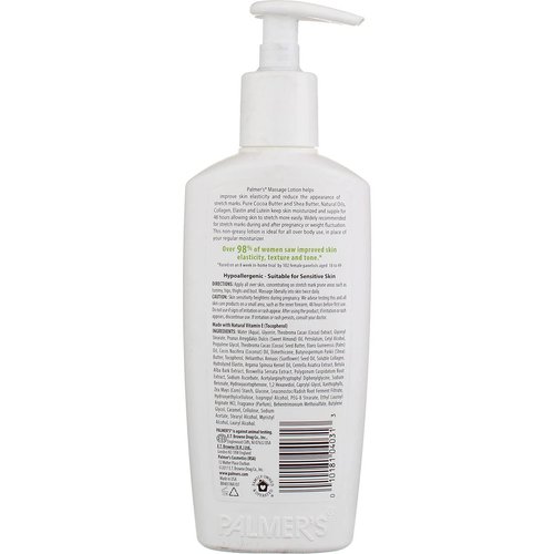 2 Pack Palmer Cocoa Butter Formula Massage Lotion for Stretch Marks, 8.5 oz Pump, NK.