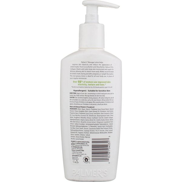 2 Pack Palmer Cocoa Butter Formula Massage Lotion for Stretch Marks, 8.5 oz Pump, NK.
