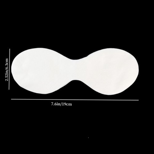 HNOYGNU 400 Sheets Disposable Eye Mask Paper, Non Woven DIY Eye Paper, Cotton Spa Eye Pads for Facials, Disposable Eye Pillow Covers Moisture Retention