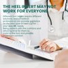 Plantar Fasciitis Heel Inserts for Heel Pain - Welnove Shock-Absorbing Anti-Slip Gel Heel Cushion Cups with Arch Support for Heel Spurs Flat Feet - Heel Support Inserts for Women 6.5-10 Men 5-8