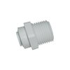 MALIDA Straight 5/16" OD Tube x 1/2" Male Thread Adapter Tube Push to Connect Fittings for Reverse Osmosis RO water filter System Faucet Adapter.