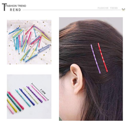 Bobby Pins Hair Clips, multi color 50 pcs 10 colors Multi-purpose Girl's Hair Tool