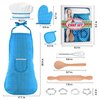 Gifts for 2-8 Year Old Girls Boys,Chef Costume Set Kids Apron for Girls Toddler Birthday Xmas Gifts for Kids Stocking Stuffer
