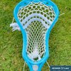 Shark Lax - SemiSoft Lacrosse Mesh and Stringing Kit - White - Easy to String Kit - Use SemiSoft Mesh for The Best Performance