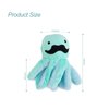 Andiker Cat Interactive Toy, Octopus-Shaped Cat Plush Toys with Crinkle Paper, Cat Toys for Indoor Cats to Scratch and Chew for Kitten Gifts and Cat Lovers (Blue)