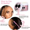 Strong Hold Non-Greasy Edge Control Gel and Wax Stick with Hair Comb for All Hair Types - No Flaking Edge Wax for Styling Black Hair Wigs