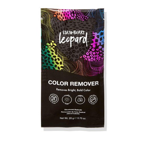 Strawberry Leopard Hair Color Remover, All Hair Types & Textures, Vegan, Ammonia-Free, Paraben-Free Cruelty-Free, .7 Oz