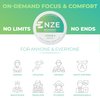 NZE Caffeine Free Nootropic Pouches (Spearmint) - Nootropic Pouches with Alpha GPC, L-Tyrosine & L-Theanine - No Sugar or Artificial Sweeteners - 15 Nicotine Free Pouches Per Can - 5 Pack