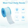 6pcs Eyelash Tapes, Reusable Silicone Non-Woven Fabric Lash Adhesive Tape Breathable Lash Extension Supplies (Blue, 0.98 inch x 3.9 Yards)