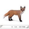 Toddmomy Fox Toy Figurine 3Pcs Animal Toys Plastic Fox Toys Wild Animal Figure Jungle Animal Fox Playset Cake Topper Fox Party Favors Educational Toy Christmas Birthday Supplies