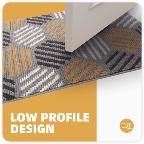 Color&Geometry Door Mat Indoor Entrance Indoor Door Mat,Super Absorbent Rugs for Entryway Front Door Mat Entrance Rugs Indoor, Non Slip Washable Resist Dirt Entry Rug Entry Mat, 20"x32"