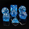 Laochoes Role Playing Dice,D&D RPG Dice,Dungeons and Dragons Dice Set,Mystery Dice,Polyhedral Dice,10 Sided Dice,D20 (Blue)