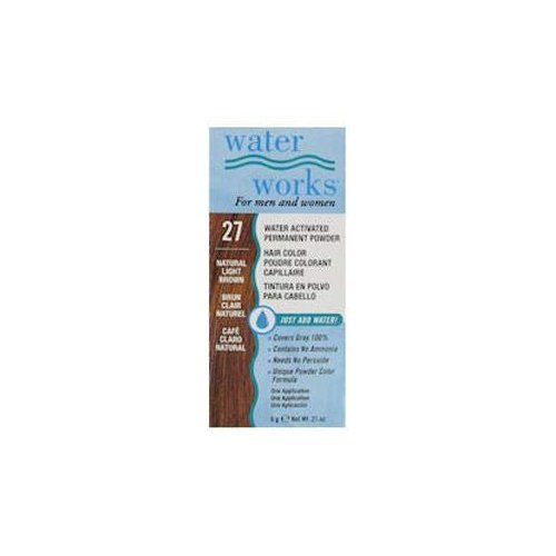 Waterworks Powder Hair Color #27 Natural Light Brown (Pack of 1)
