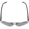 Foster Grant Men's Command Aviator Reading Glasses, Gunmetal/Transparent, 61 mm, +1.00