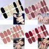 SILPECWEE 20 Sheets Nail Wraps for Women Nail Polish Strips Adhesive Nail Polish Sticker Gel Nail Strips Nail Art Accessories with 1pc Nail File