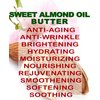 Botanical Beauty SWEET ALMOND OIL BUTTER Pure Natural Virgin Unrefined RAW 4 Fl. Oz.- 120 ml for FACE, SKIN, BODY, DAMAGED HAIR, NAILS.