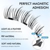 AGLOO 2024 New Magnetic False Eyelashes Set - Natural Look Lashes No Glue Eyeliner Needed, Easy to Wear, Reusable Fake Eyelashes with Applicator (EM03)