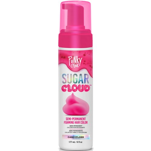 Punky Sugar Cloud, Semi-Permanent Foaming Hair Color, CandyFloss, 6 fl oz.