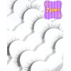 Onlyall Natural Lashes Wispy Lashes Natural Look False Eyelashes Natural Flared Eyelashes False Eye Lashes Soft Fluffy Lashes 7 Pairs D11 Gradual-10mm