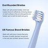 CILGEWH Replacement Toothbrush Heads 10 Pack Compatible with Colgate Hum Connected Smart Battery Electric Toothbrush Head, Blue