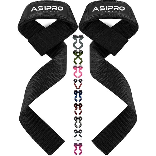 ASIPRO Wrist Straps for Weightlifting Men & Women Wrist Wraps for Weightlifting Muñequeras para Gym Weight Lifting Wrist Wraps for Bench Press Gym Wrist Straps Gym Wrist Support for Working Out