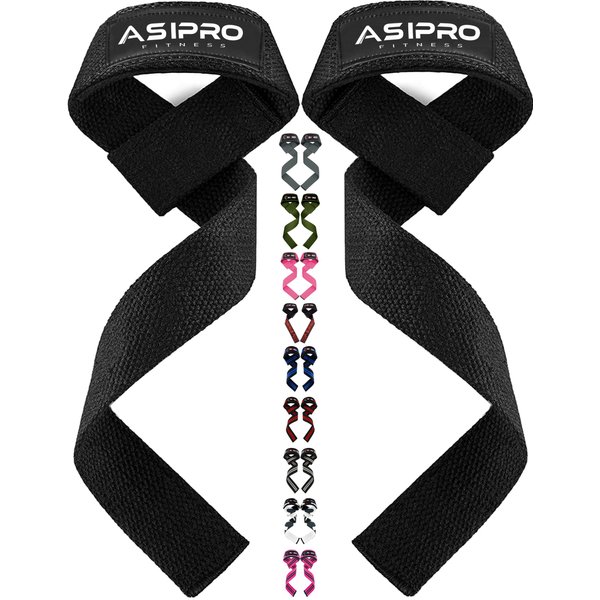 ASIPRO Wrist Straps for Weightlifting Men & Women Wrist Wraps for Weightlifting Muñequeras para Gym Weight Lifting Wrist Wraps for Bench Press Gym Wrist Straps Gym Wrist Support for Working Out