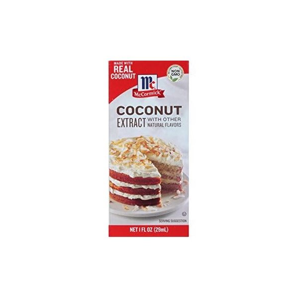 Mccormick Coconut Extract, 1 Ounce Pack of 2