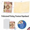 The Best Card Company - 10 Boxed All Occasion Cards with Envelopes (4 x 5.12 Inch) - Colorful, Fun Note Cards Assorted - Time to Send the Donuts M6021