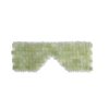 gemshan Jade Eye Mask 100% Natural Real Jade Stone Reusable Eye Mask for Hot & Cold Anti Aging，Headache and Migraine Relief Jade Mask for Women Men (Light green jade)