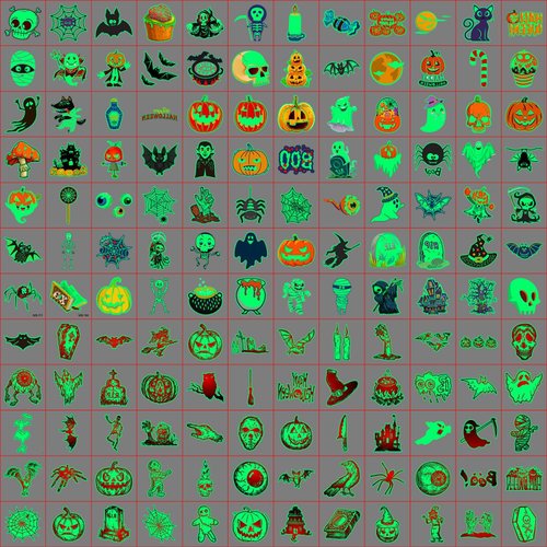 OLIKER Halloween Tattoos for Kids, Individually Wrapped Glow In the Dark Kids Tattoos Luminous Halloween Temporary Tattoos Stickers Party Decorations Supplies