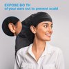 Upgraded Hair Dryer Bonnet Attachment, Extra Long Tube Hooded Styling Cap for Fast Drying, Fits All Head Sizes